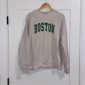 Brandy Melville John Galt Oversized “Boston” Sweatshirt